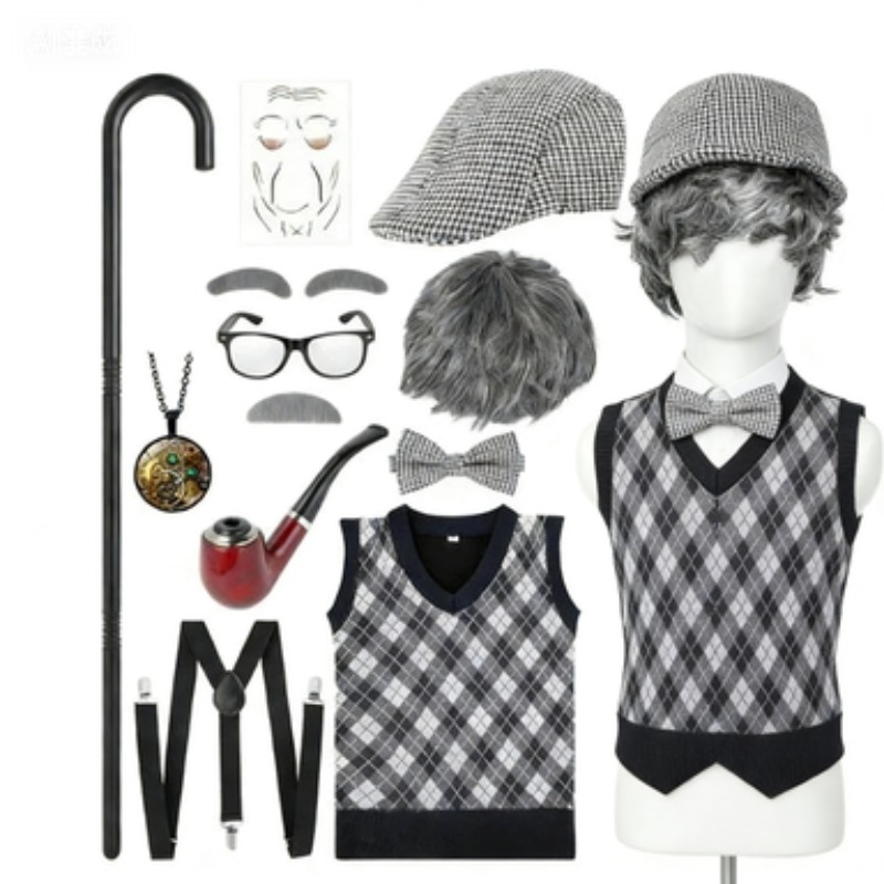Men'S Accessories In The 1920S - Halloween Festival Oude man kostuumaccessoires Set