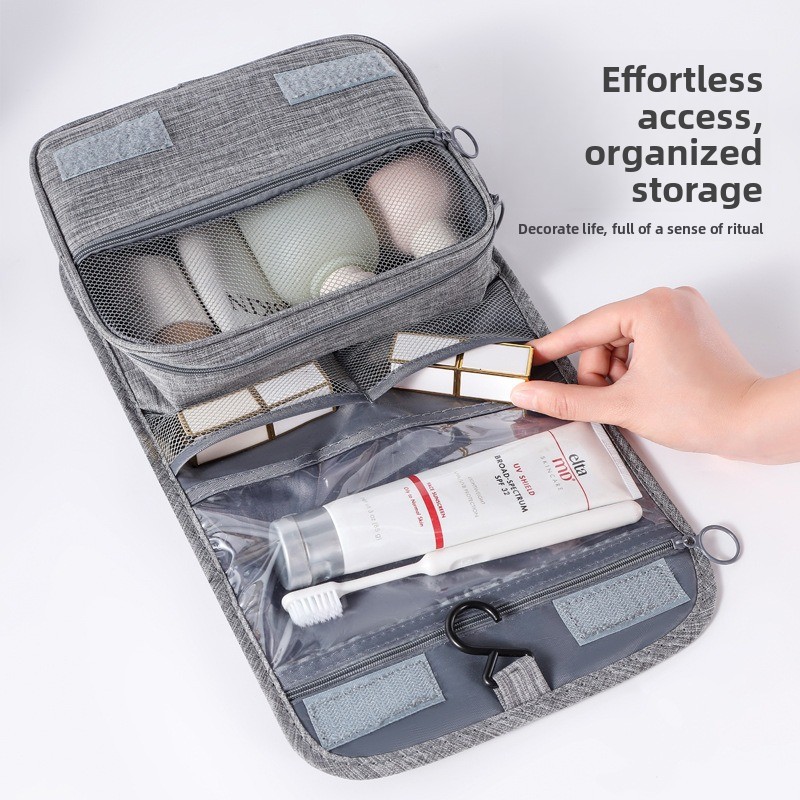 Travel Organizer Men - Grote hangende toilettas met natte en