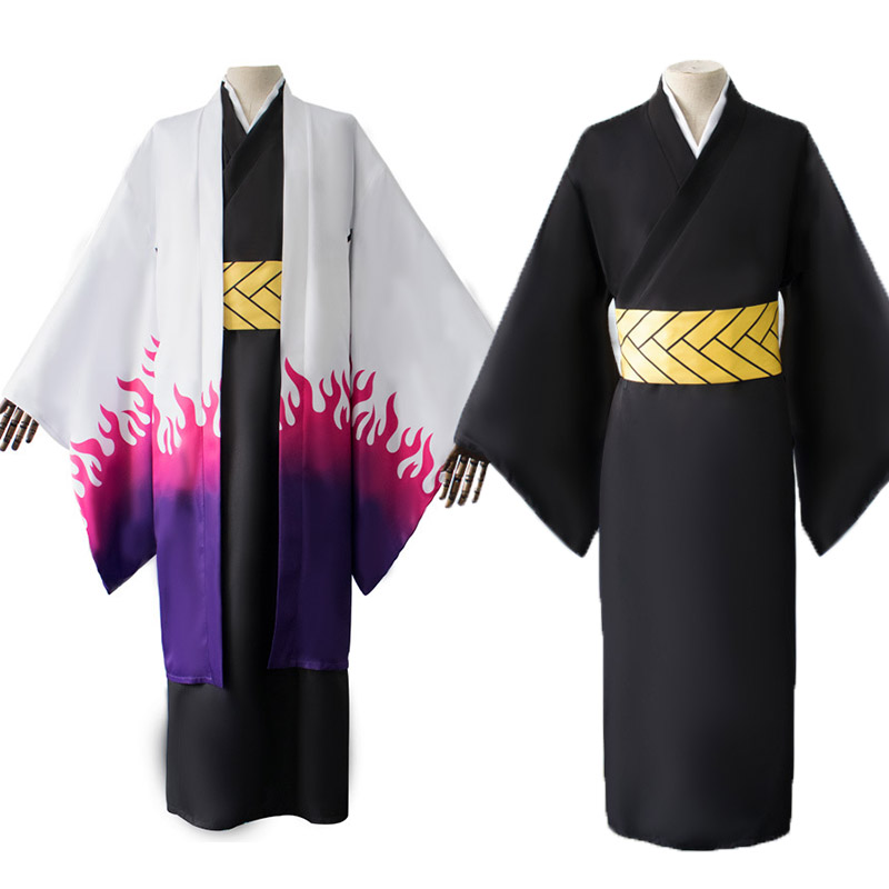 Men'S Kimono Accessories - Anime Ubuyashiki Kagaya Cosplay Kostuum Volledige