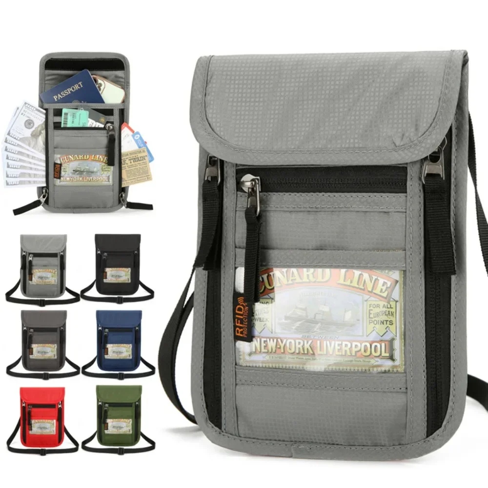Travel Organizer Men - RF ID-blokkerende reisportemonnee voor om de