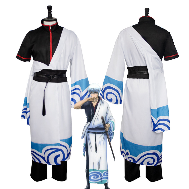 Men'S Kimono Accessories - Anime Gintama Cosplay Kostuum Sakata Gintoki