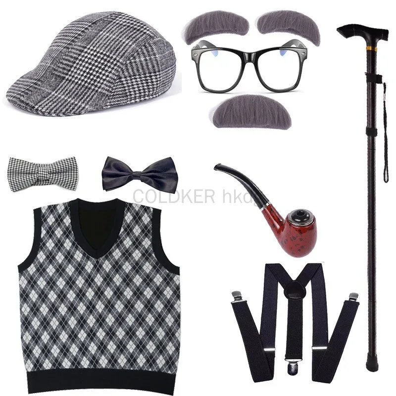 Halloween Festival Oude man ko - Men'S Accessories In The 1920S recensie en prijs