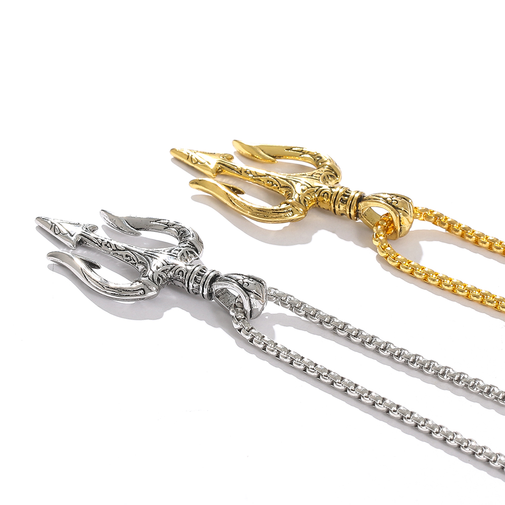 Punk Vintage Neptune Drietand  - Men Accessories Neck Chain recensie en prijs