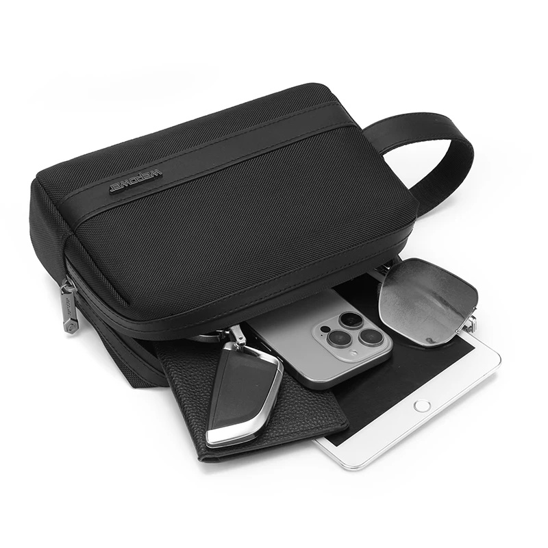 Nieuwe heren clutch tas met po - Travel Organizer Men recensie en prijs