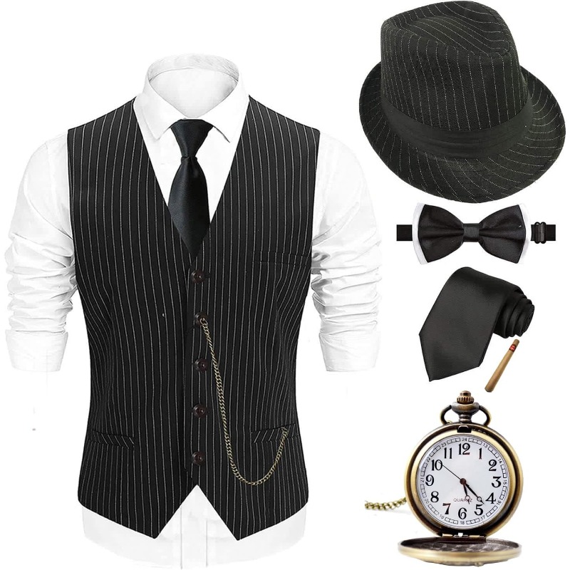 Halloween jaren 1920 herenkost - Men'S Accessories In The 1920S recensie en prijs
