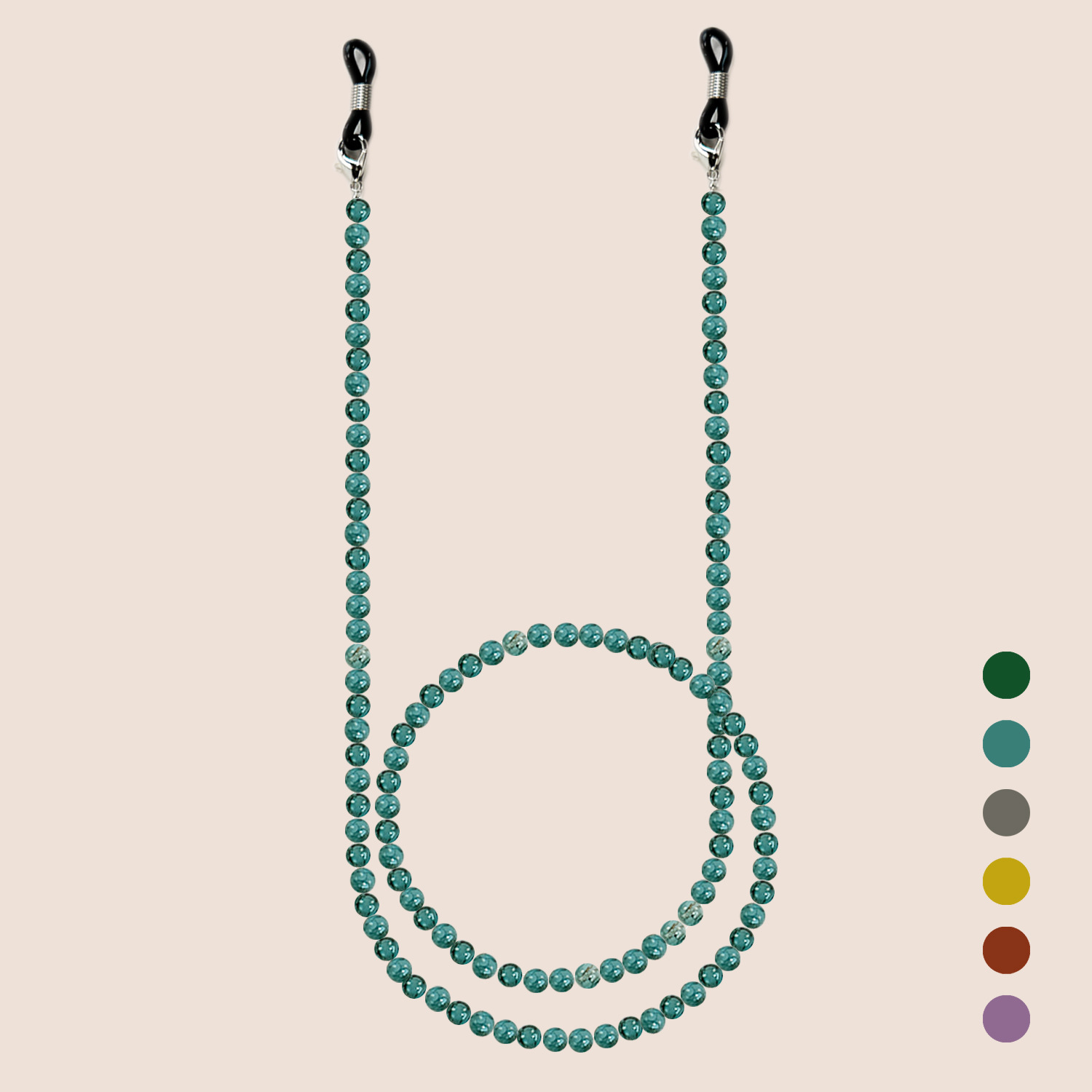 Chinese stijl glazen kralen br - Men Accessories Neck Chain recensie en prijs
