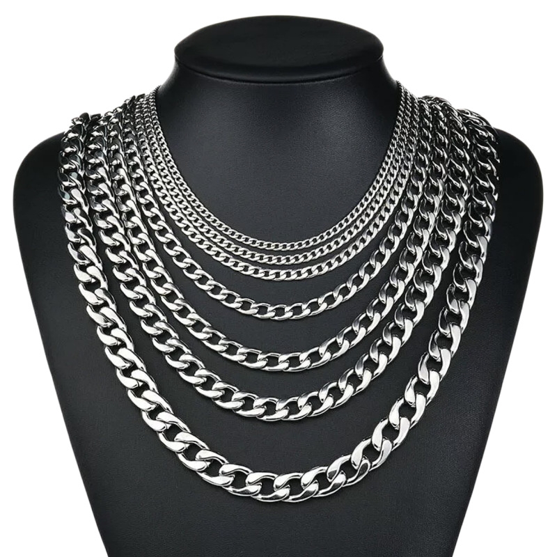YQ 3 MM-10 MM 316L Rvs Cubaans - Men Accessories Neck Chain recensie en prijs