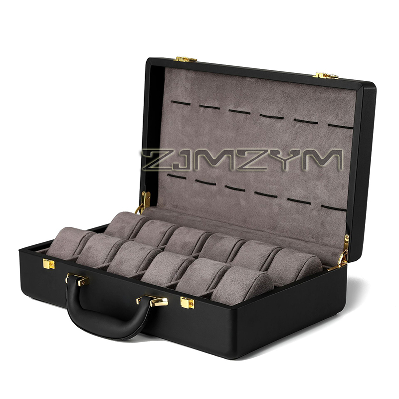 Horlogebox met 12 vakken voor  - Travel Organizer Men recensie en prijs
