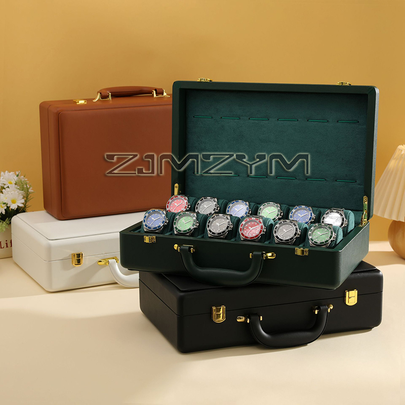 Horlogebox met 12 vakken voor  - Travel Organizer Men recensie en prijs